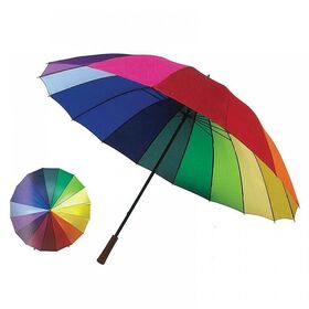 Ομπρέλα Βροχής Ουράνιο Τόξο 16 Ακτίνων (Ρουχισμός - Αξεσουάρ)