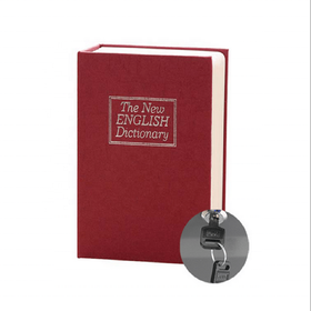 Βιβλίο Χρηματοκιβώτιο Ασφαλείας με Κλειδί Χρώμα Μπορντώ - 240 x 155 x 55mm (Τεχνολογία )