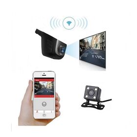 Wifi Κρυφή Κάμερα Αυτοκινήτου Full HD με Ανίχνευση Κίνησης G-Sensor και Κάμερα Οπισθοπορείας (Αξεσουάρ αυτοκινήτου)