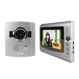 Θυροτηλεόραση με Έγχρωμη Οθόνη 7" TFT και Μπουτονιέρα με Έγχρωμη Κάμερα Νυχτερινής Λήψης με Τεχνολογία Led (Ασφάλεια & Παρακολούθηση)