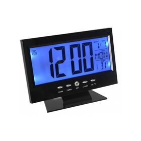Ψηφιακό Ρολόι - Ξυπνητήρι με Αισθητήρα Ηχου, LCD Οθόνη & Ένδειξη Θερμοκρασίας (Ρολόγια)