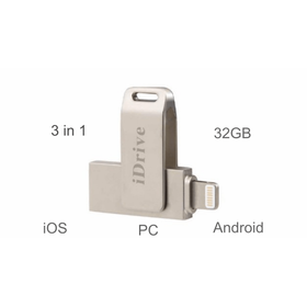 USB Flash Drive OTG iSmart 32GB 3 σε 1 για όλα τα Smartphones & iPhone, iPad και PC (Αξεσουάρ Η/Υ)