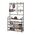 Kομψή Μεταλλική Κρεμάστρα με Υφασμάτινα Ράφια- Παπουτσοθήκη (168x80x26) (Οργάνωση σπιτιού)