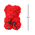 Αρκουδάκι απο Τεχνητά Τριαντάφυλλα σε Κουτί 25cm Κόκκινο (Εποχιακά)