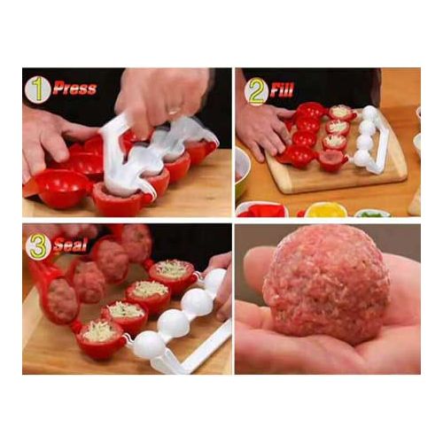 Εργαλείο Για Τέλεια Γεμιστά Κεφτεδάκια Mighty Meatballs (Κουζίνα )