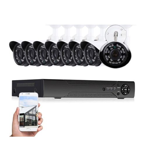 Πλήρες Έγχρωμο Σετ CCTV Καταγραφής με 8 Κάμερες Security Recording System (Ασφάλεια & Παρακολούθηση)