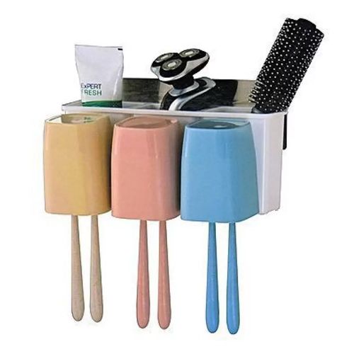 Θήκη Μπάνιου με 3 Θέσεις για Οδοντόβουρτσες (Μπάνιο)