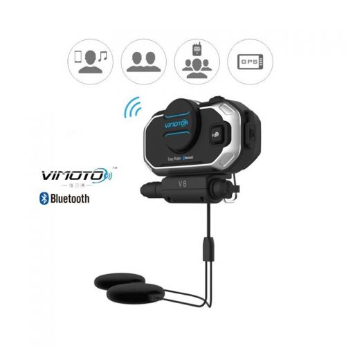 Ενδοεπικοινωνία Bluetooth Κράνους Μηχανής VIMOTO V8 850mAh (Αυτοκίνητο - Μηχανή - Σκάφος)