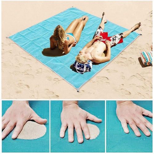 Υπόστρωμα Πετσέτας - Ψάθα παραλίας που δεν Κρατάει την Άμμο - Sand Free Mat (Hobbies & Sports)