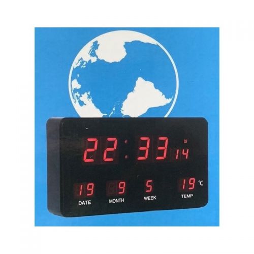 Επιτραπέζιο Ψηφιακό Ρολόι LED με Ένδειξη Ημερομηνίας και Θερμοκρασίας JH-2158 (Ρολόγια)