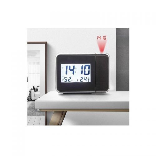 Ψηφιακό Ρολόι Προτζέκτορας με Ξυπνητήρι, Ένδειξη Θερμοκρασίας και Υγρασίας (Ρολόγια)