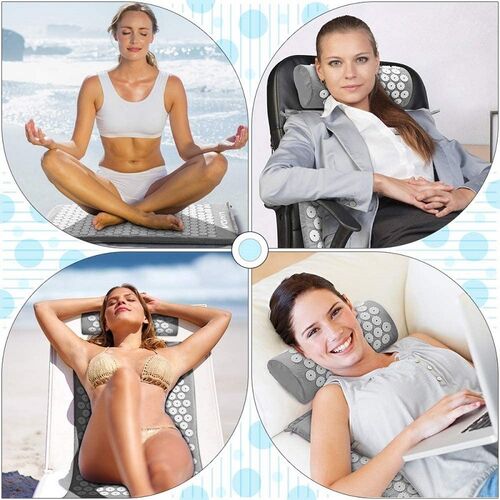 Θεραπευτικό Στρώμα Massage Yoga Με Μαξιλάρι (Υγεία & Ευεξία)