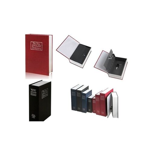 Βιβλίο Χρηματοκιβώτιο Ασφαλείας με Κλειδί Χρώμα Μαύρο - Book Safe Dictionary 240 x 155 x 55mm (Ασφάλεια & Παρακολούθηση)