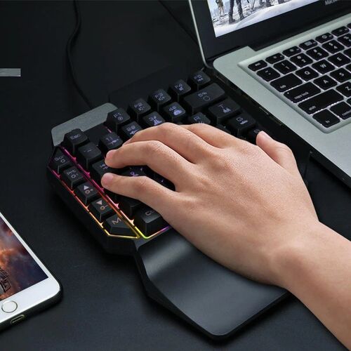 Σετ Gaming Κινητού με Πληκτρολόγιο και Ποντίκι Bluetooth RGB LED, Φορτιστής USB και Βάση Στερέωσης (Τεχνολογία )