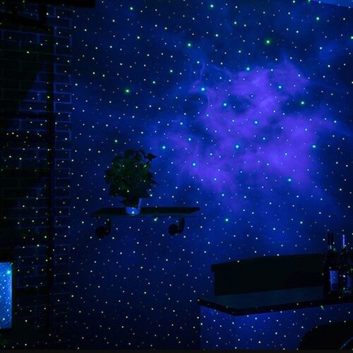 Προτζέκτορας Αστεριών Galaxy Κινούμενου Νεφελώματος 15 Προβόλων και 7 Χρωμάτων (Ήχος & Εικόνα)