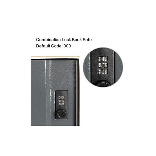 Βιβλίο Χρηματοκιβώτιο Ασφαλείας με Συνδυασμό Χρώματος Μαύρο 265x200x65 (Ασφάλεια & Παρακολούθηση)