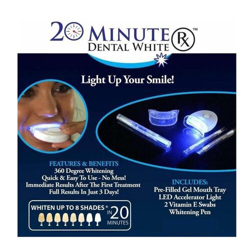 Σύστημα Λεύκανσης Δοντιών 20' Dental White Rx (Υγεία & Ευεξία)