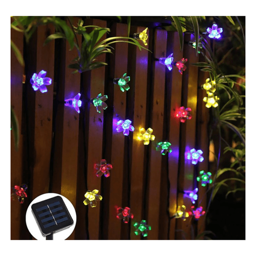 Ηλιακά Διακοσμητικά Λουλούδια 5 Mέτρων 20 LED RGB (Εποχιακά)