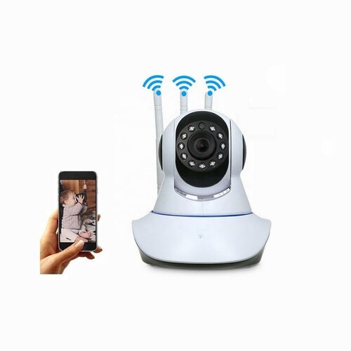 Έγχρωμη Ρομποτική IP Κάμερα WIFI με Νυχτερινή Λήψη με Τρεις Κεραίες (Ασφάλεια & Παρακολούθηση)