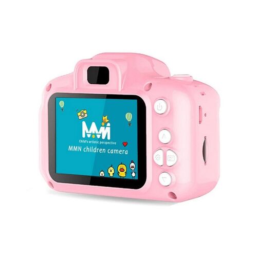 Μίνι Ψηφιακή Παιδική Φωτογραφική Μηχανή με Ελληνικό Μενού Ροζ (Παιδί)
