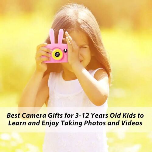 Μίνι Ψηφιακή Παιδική Φωτογραφική Μηχανή με Ελληνικό Μενού Ροζ Λαγουδάκι (Παιδί)