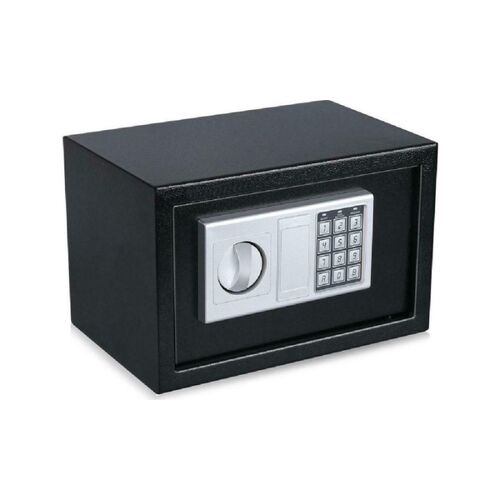 Χρηματοκιβώτιο Ασφαλείας με Ηλεκτρονική Κλειδαριά και Κλειδί 25x35x25 cm (Ασφάλεια & Παρακολούθηση)
