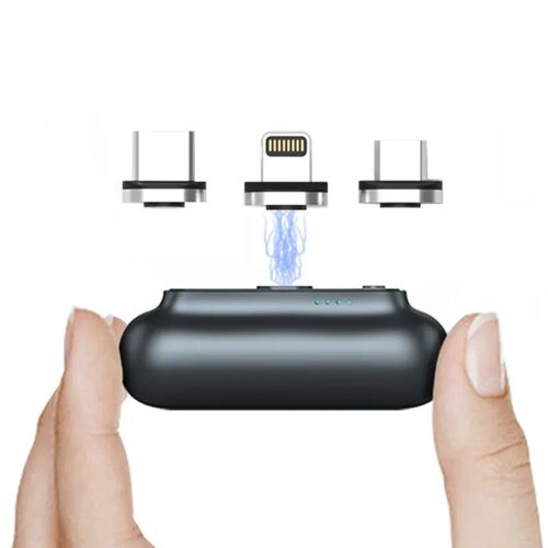 Mίνι Ασύρματος Μαγνητικός Φορτιστής 5000mAh για Τύπος C, USB Micro και iPhone (Κινητά & Αξεσουάρ)