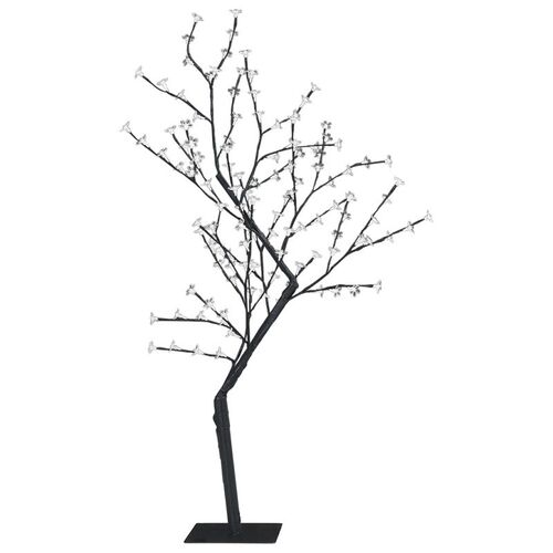 Διακοσμητικό Μεταλλικό Δέντρο με 96 LED Λαμπάκια σε Λευκό Ψυχρό Χρώμα 75cm (Εποχιακά)