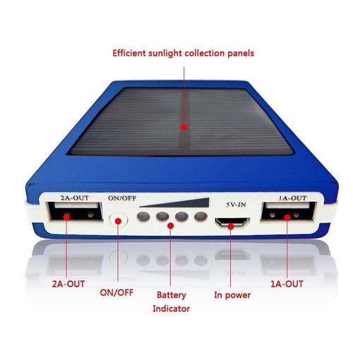 Ηλιακός Φορτιστής 30000 mAh για Φορητές Συσκευές με ενσωματωμένο Φωτιστικό LED - Power Bank (Κινητά & Αξεσουάρ)