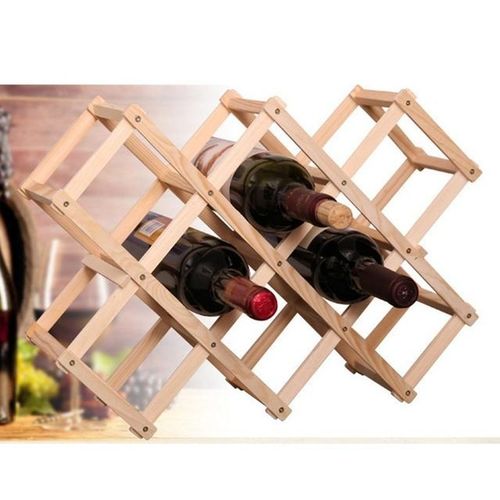 Ξύλινη Κάβα Κρασιών - Folded Wine Shelf (Κουζίνα )