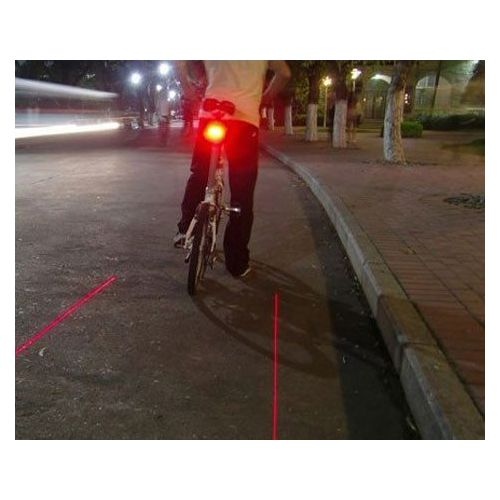 Φως Ποδηλάτου με Laser Διπλής Δέσμης (Hobbies & Sports)