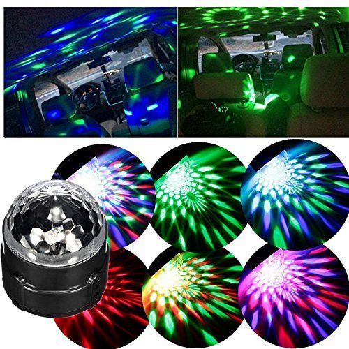 Φωτορυθμικό Αυτοκινήτου DJ Light με RGB LED και 4 Εφέ (Ήχος & Εικόνα)