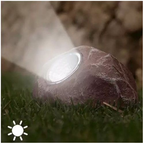 Ηλιακό  Φωτιστικό Led σε Σχήμα Πέτρας (Φωτισμός)
