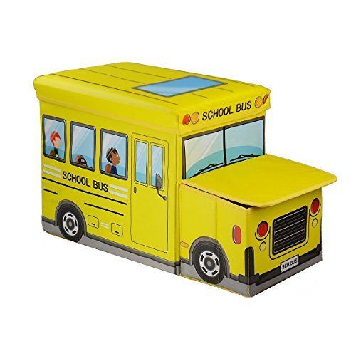 Παιδικό Κάθισμα και Κουτί Αποθήκευσης Παιχνιδιών Λεωφορείο (Οργάνωση σπιτιού)
