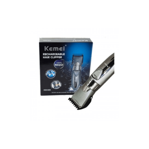 Επαναφορτιζόμενη Αδιάβροχη Κουρευτική Μηχανή Kemei KM-605 (Ομορφιά)
