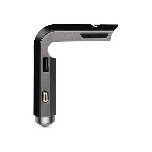 Bluetooth/USB/MP3 FM Transmitter με Φορτιστή USB 2A και Σφυράκι Θραύσης Κρυστάλλων (Είδη Αυτοκινήτου)