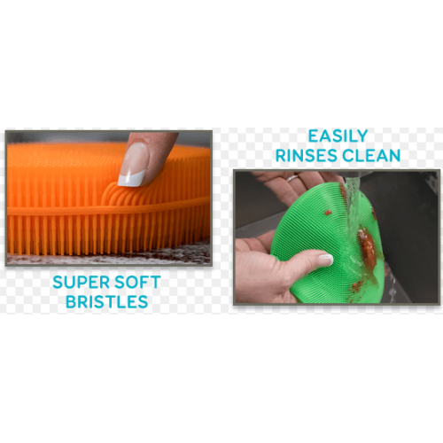 Σφουγγάρι Καθαρισμού Σιλικόνης Σετ 3 Τεμαχίων (Προϊόντα καθαρισμού)