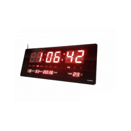 Ψηφιακό Ρολόι-Πινακίδα LED με Θερμόμετρο και Ημερολόγιο JH-3615 (Ρολόγια)