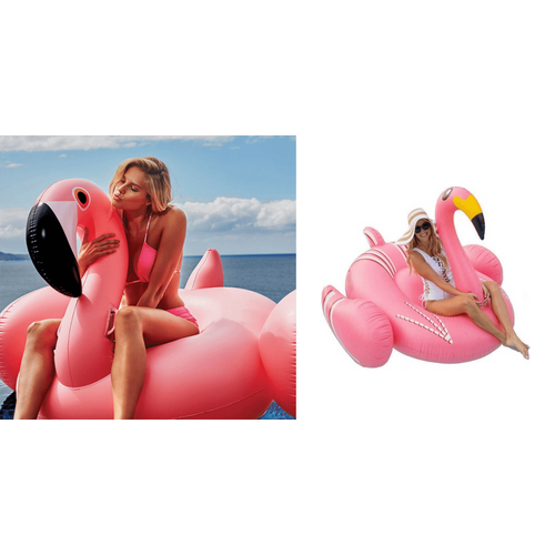 Γιγαντιαίο Φουσκωτό Στρώμα Θαλάσσης Ροζ Φλαμίνγκο (Hobbies & Sports)