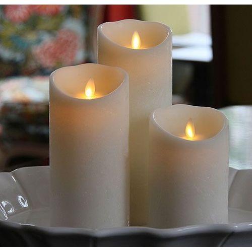 Σετ 3 Κεριά Με Led Φλόγα Που Τρεμοπαίζει (Φωτισμός)