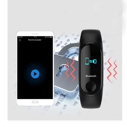 Έξυπνο Ρολόι με Καταγραφή Βημάτων και Πίεσης Αίματος και Καρδιακών Παλμών και Ύπνου- Health Bracelet M3 (Τεχνολογία )