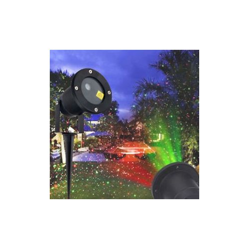 ​​Νυχτερινός Διακοσμητικός Φωτισμός  2 Χρωμάτων με Τηλεχειρισμό - Laser Light 1 RC (Εποχιακά)