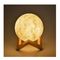 Επαναφορτιζόμενη Ασύρματη Λάμπα 3D σε Σχήμα Σελήνης (Φωτισμός)